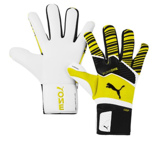 Brankářské rukavice Puma ONE GRIP 1 HYBRID PRO Žlutá / Černá