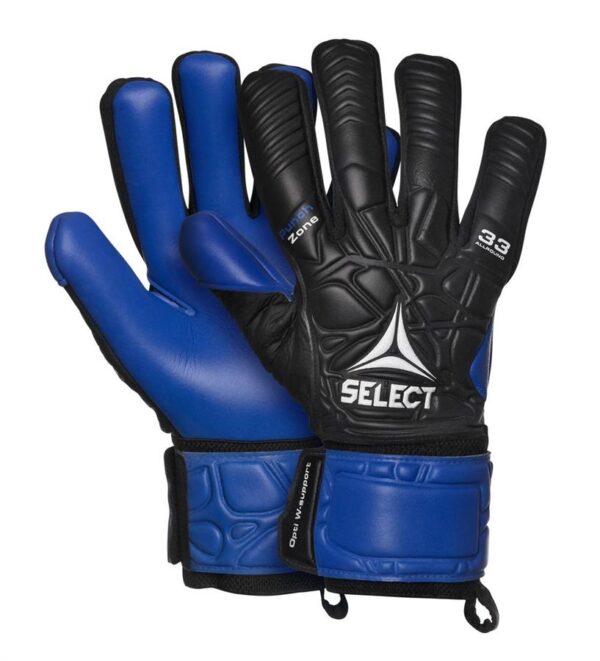 Brankářské rukavice Select GK gloves 33 Allround černo modrá Černá