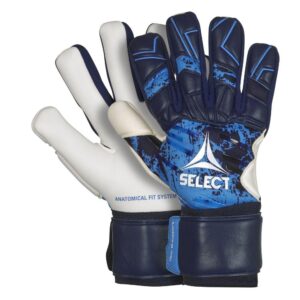 Brankářské rukavice Select GK gloves 77 Super Grip bílo modrá Modrá