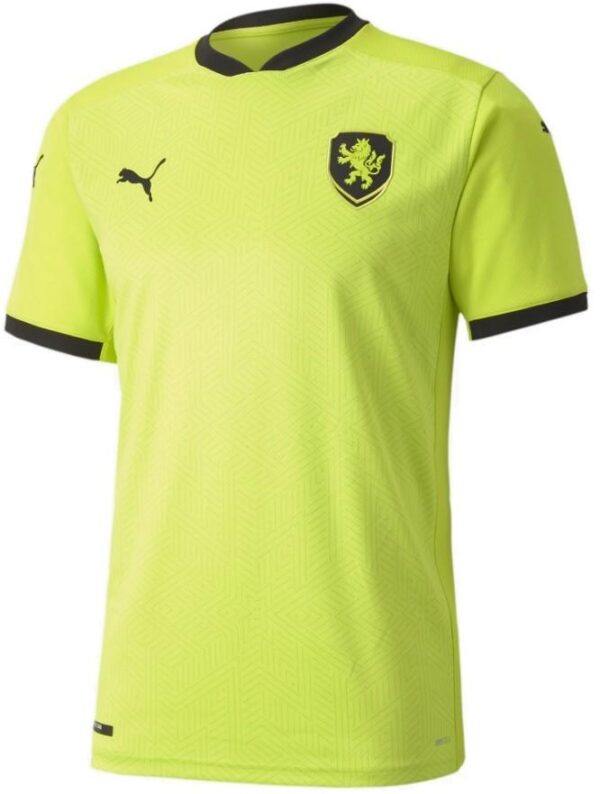 Dětský dres Puma Czech Republic Away Zelená / Černá
