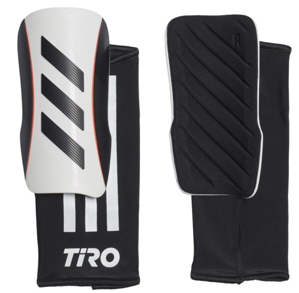Fotbalové chrániče adidas Tiro Černá / Bílá