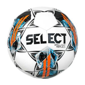 Fotbalový míč Select FB Brillant Replica bílo šedá Bílá