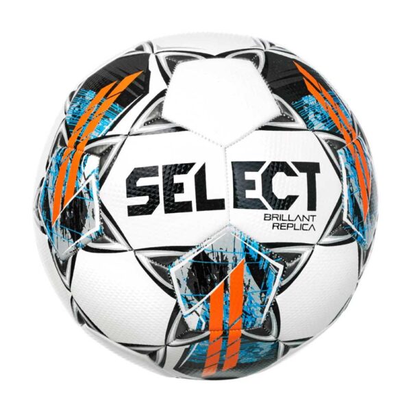 Fotbalový míč Select FB Brillant Replica bílo šedá Bílá