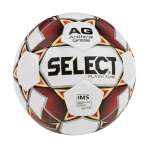Fotbalový míč Select FB Flash Turf bílo červená Červená