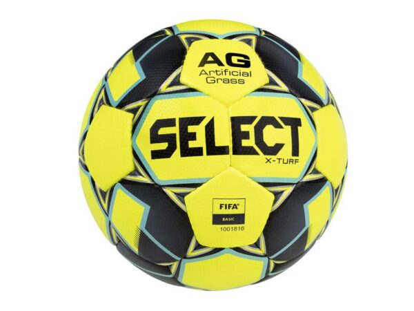 Fotbalový míč Select FB X-Turf žluto šedá Žlutá