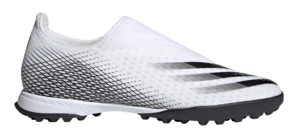 Kopačky adidas X Ghosted 3 Laceless TF Bílá / Černá