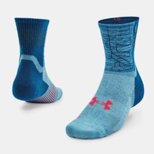 Ponožky Under Armour UA ArmourDry Run Mid-Crew Modrá
