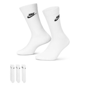 Ponožky (tři páry) Nike Sportswear Everyday Essential Bílá
